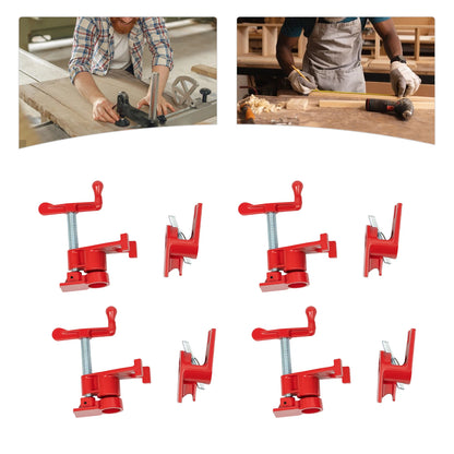 4 Pack Iron Woodworking Clamps,Heavy Duty Cast Iron
