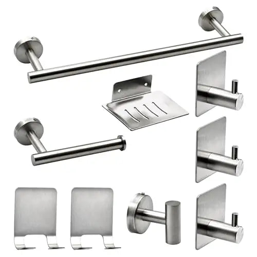 Bathroom Hardware Set 7Pcs Bathroom Towel Rack