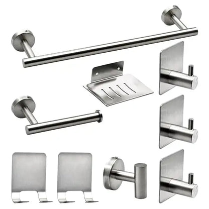 Bathroom Hardware Set 7Pcs Bathroom Towel Rack