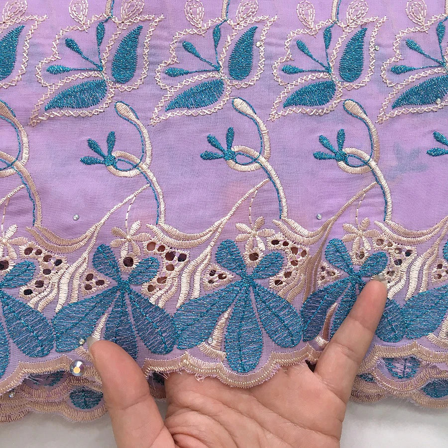 LACE African Nigerian Cotton Lace Fabrics