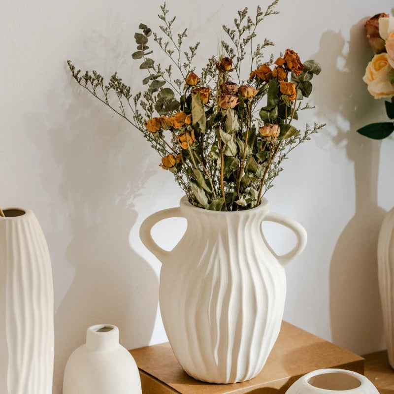 Ceramics Nordic Vase Flower Vase Bedroom Kitchen Tabletop