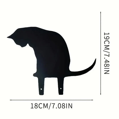 Exclusive Cute Cat Garden Decorative Silhouette -Perfect Outdoor Statues for Garden