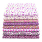 8PCS Pack Square Multicolor Printed Cotton Fabric For Sewing Quilt