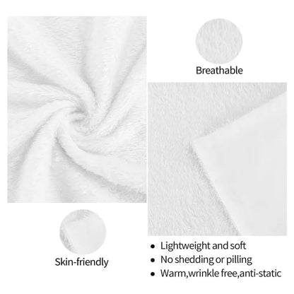 pink bow and polka dot princess blanket.