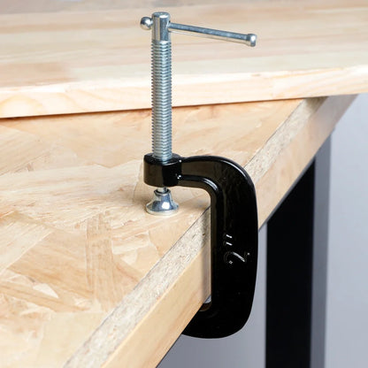 4 Pack 2 Inch C Clamp Heavy Duty Cast Iron Steel Screw Precision