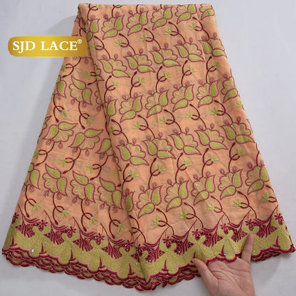LACE African Nigerian Cotton Lace Fabrics
