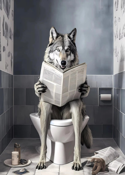 Funny Bathroom   Modern Wall Art