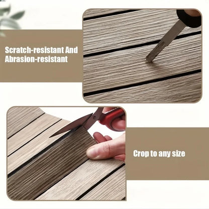 Faux Wood Grain  for Home Decor Peel and Stick Wall Panels