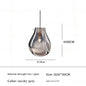 Modern Creative Colorful Glass Chandelier Contemporary Irregular Shape