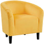 Barrel Chair, Modern Accent Chair Comfy Velvet Chair  for Living Room Bedroom Office,