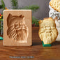 Wooden Cookie Molds for Christmas, DIY 3D Engraved