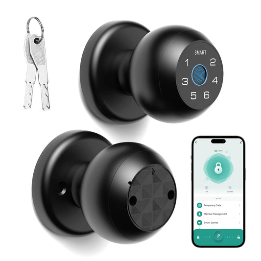Viladepot Smart Lock Fingerprint Door Lock App Control  Electronic Touchscreen Keypad Indoor