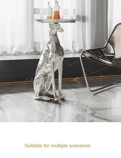 Dog Statue Sculpture, Coffee Table, Living Room Decoration,