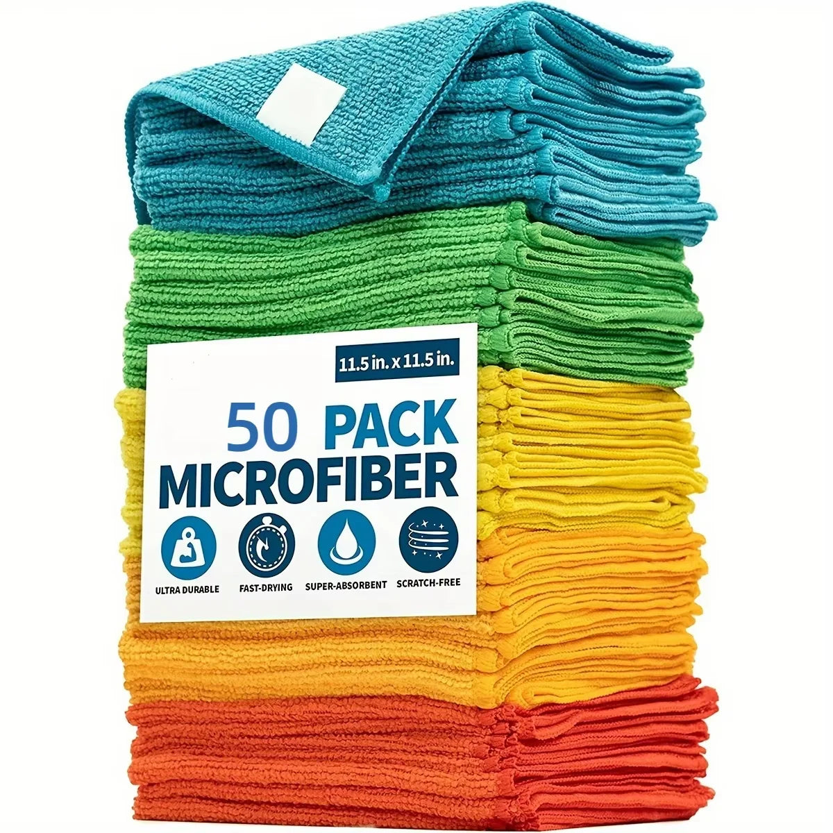 20/10/5/3pcs Microfiber Cleaning Cloth