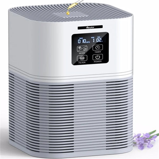 2 in 1 Air Purifier with H13 Filters for Home Allergies Pets Hair Odor Eliminators,