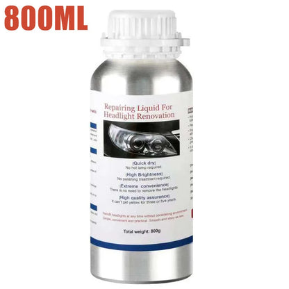800ML Car Headlights Restoration Liquid Polymer For Headlight Polishing