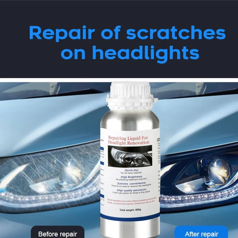 800ML Car Headlights Restoration Liquid Polymer For Headlight Polishing