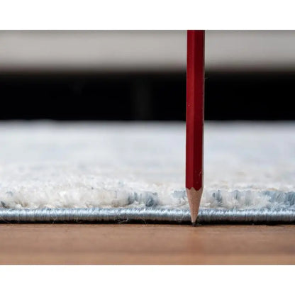 Blue Area Rug 7'10" x 10'3" for Home Decor, Soft and Stylish Floor Covering