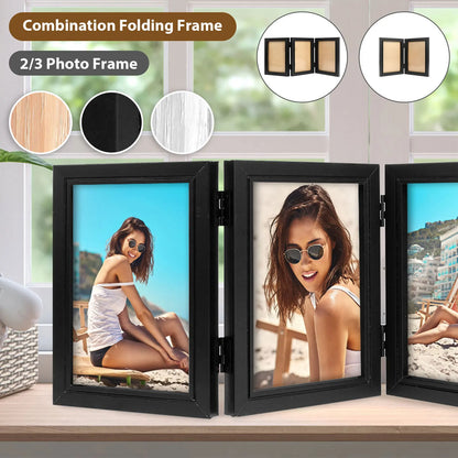 Double/Triple   Foldable Hinged Picture Frame
