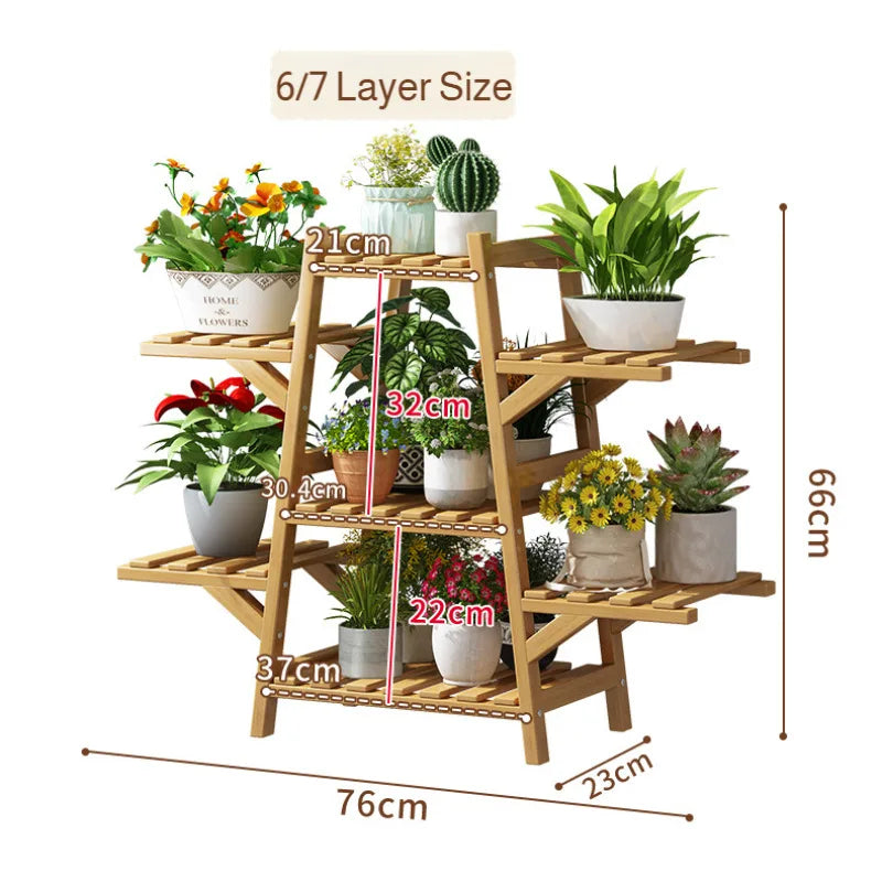 Floor-standing Rack Multi-layer Balcony Flower Rack