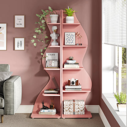 Tribesigns Corner Shelf, Modern 5-Tier Wall