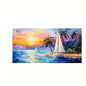 Beach Sunset Wall  Large Landscape Canvas Painting