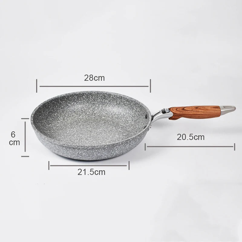 Durable Stone Frying  Pan Non-stick Ceramic